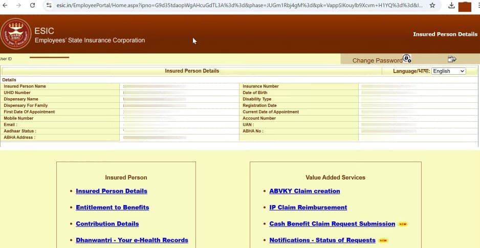 esic card online download