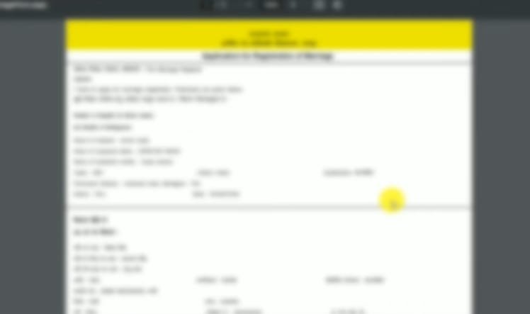 rajasthan marriage certificate form