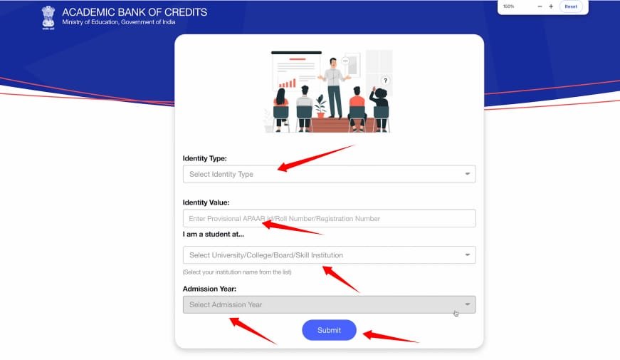 Academic Bank of Credits Create Online