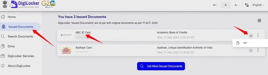 abc id card online download