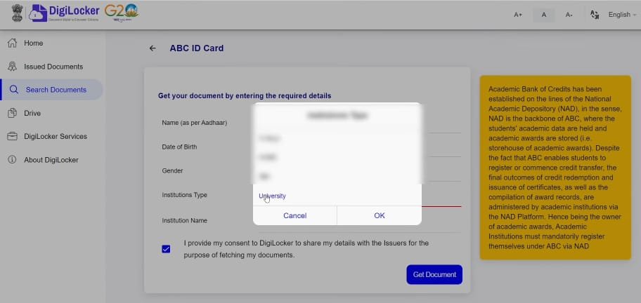 how to download abc id card online