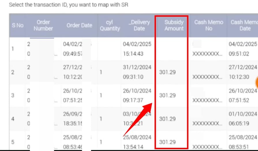 gas subsidy check online