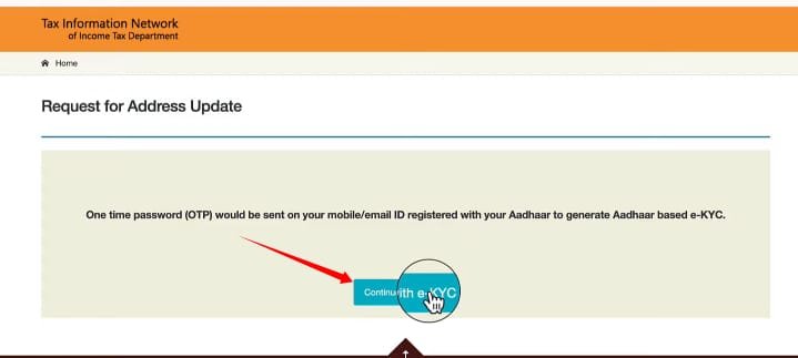 how to update mobile number in pan card online