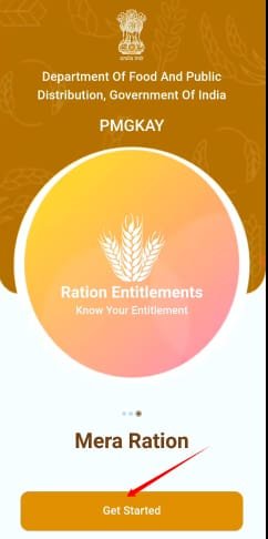 mera ration 2.0 app se ration card check online