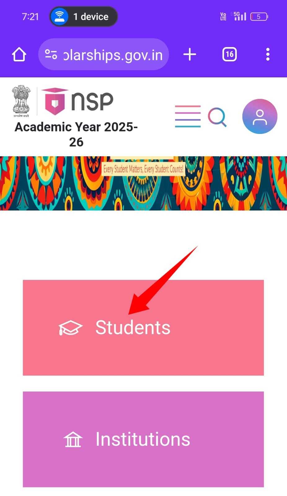 nsp status check online